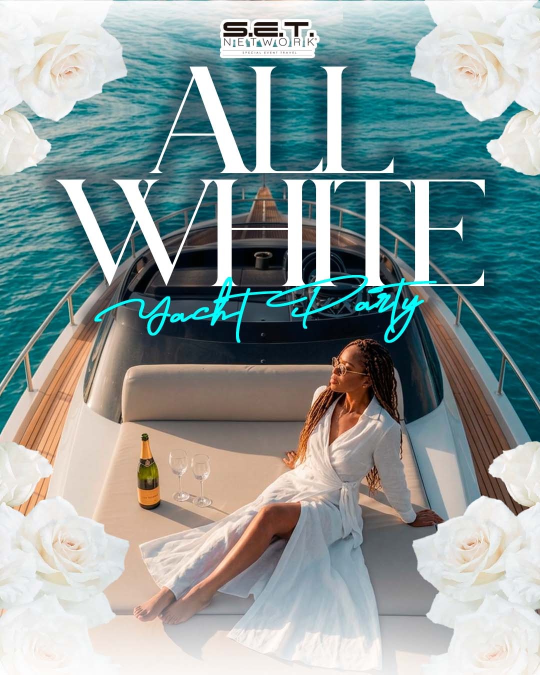 All White Yacht Party